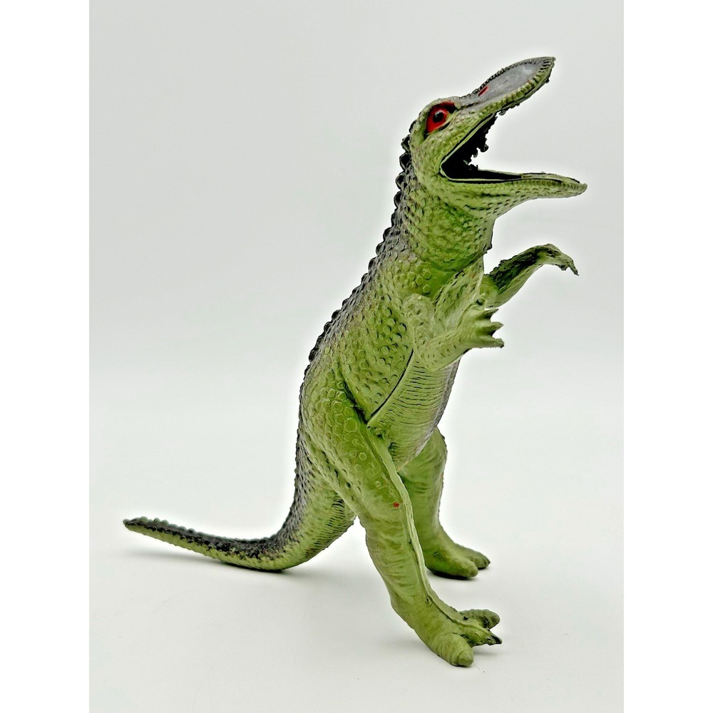 Imperial Toy  Dinosaur Hadrosaurus‎ 8" Olive-Green Duck Billed 1979 Hong Kong